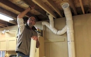 do-it-yourself ventilation from sewer pipes