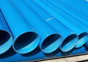 PVC casing pipes for threaded wells