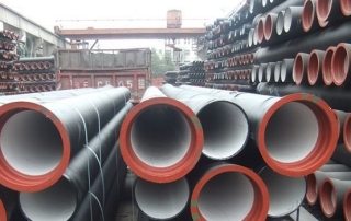 Pig-iron sewer pipes