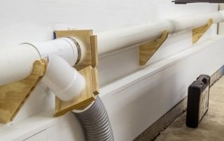 PVC pipe support
