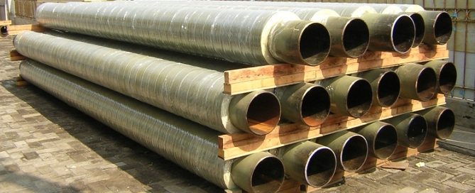 Steel pipe in isolation PPU