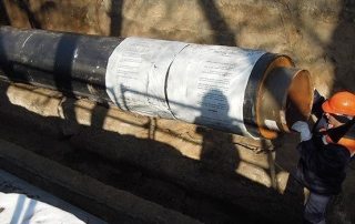 Weight of pipe in insulation foam
