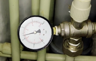 Calculation of water pressure in the pipeline