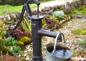 Bau eines Brunnens für Wasser